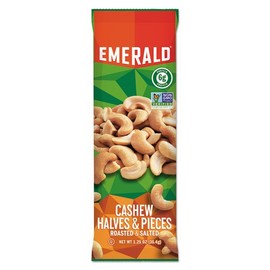 Emerald Cashew Pieces, 1.25 oz. Tube Package, 12/Box