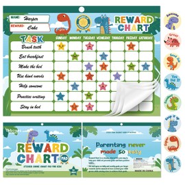 Thboxes Behavior Reward Chart for Kids at Home, 11.8"x8.3" Chore Charts