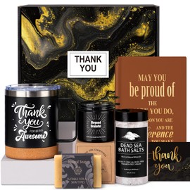 Thank You Gifts for Coworkers Nurse Friends Men Boss Employee Teacher,Includes Thank You For Being Awesome Handle Mug,Thoughtful Present for Any Occasion