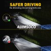 AUIMSOCO H11 LED Headlight Fog Light Bulbs 6500K 360000LM Super
