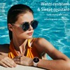 TUCOMO Correa de reloj de silicona grabada floral compatible con