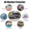 Black Half Car Cover Compatible with 1998-2019 Volkswagen Beetle, Hail