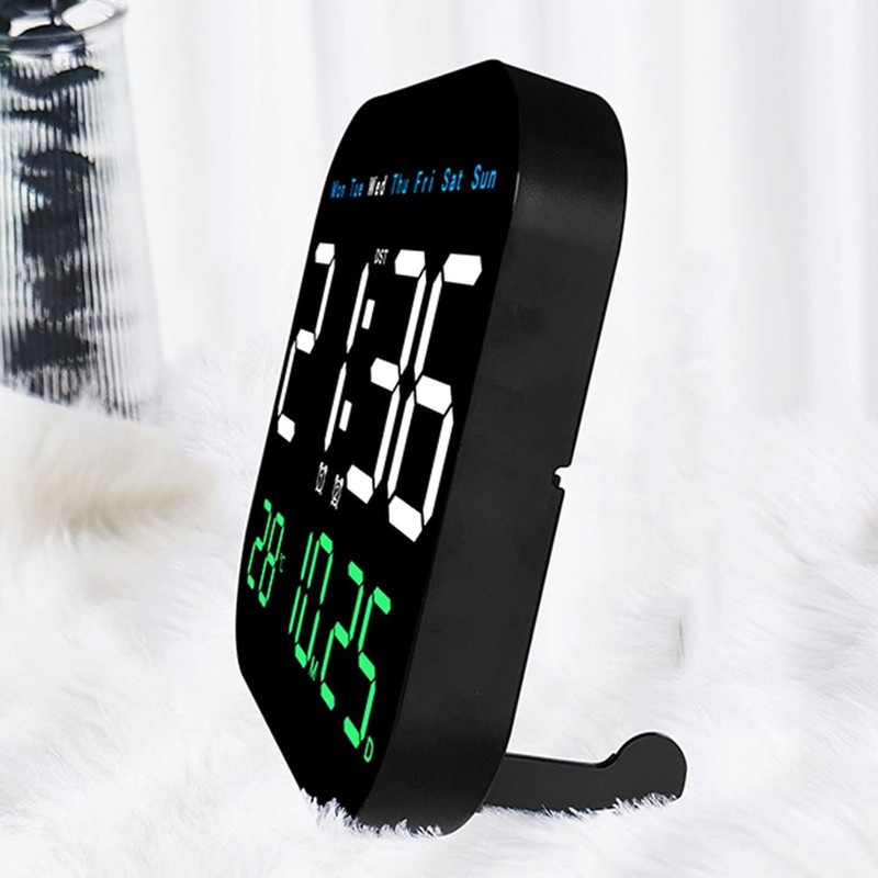 LED Digital Clock, Wall Clock, Silent, Wall Clock, Alarm Clock,