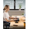 Quiet Wireless Keyboard and Mouse Combo,30dB Silent Ergonomic Full-Size Keyboard