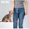 Ultra Lightweight Cat Leash Adjustable with Padded Handle, Soft Thin