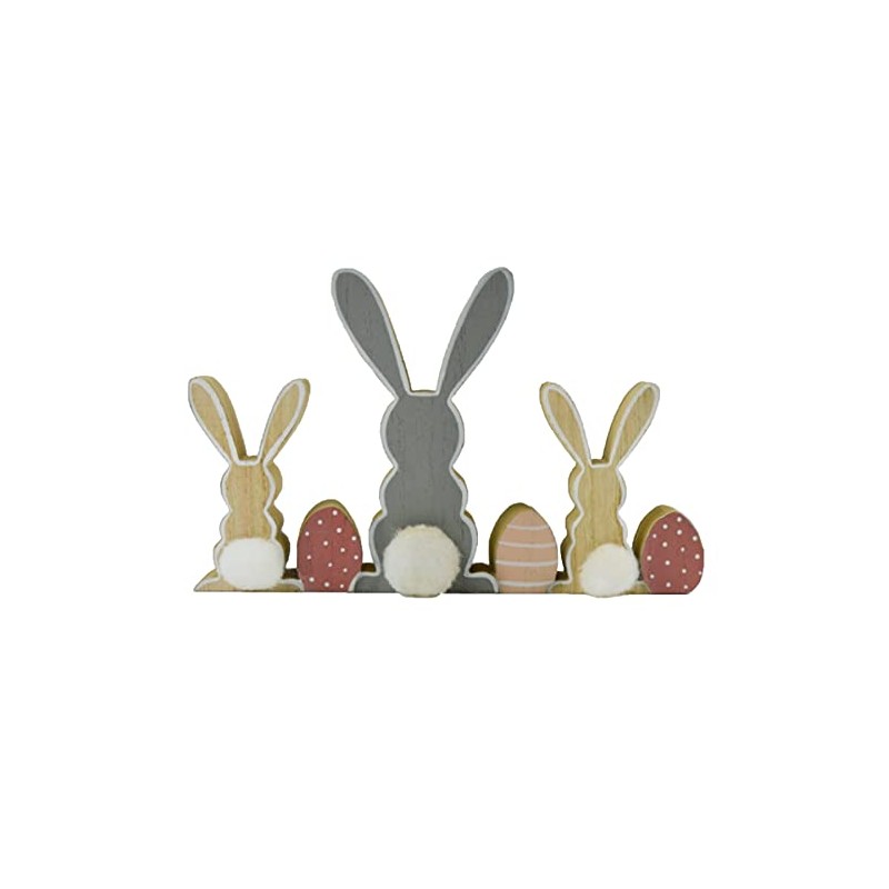 Widdle Gifts Ltd Easter Art Deco Decorations - Bunny Tail/Egg