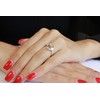 CloseoutWarehouse 925 Sterling Silver Anchor Ring Size 7