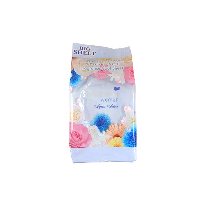 Samourai Woman Aqua Aster Fragrance Cool Sheet, Samurai Woman, Aqua