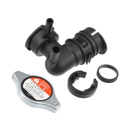 ACROPIX No.16431-31490/16401-62100 Engine Radiator Filler Neck with Fully Sealed Cap for Toyota Sienna for Lexus RX350 Car Upper Radiator Coolant Filler Neck Water Pipe Car Parts