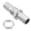 Metalwork 2 piezas 304 acero inoxidable Manguera Barb Fitting, Bulkhead
