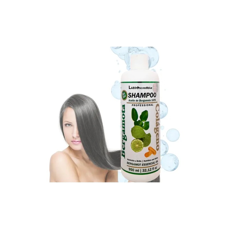 Shampoo Bergamota Y Colageno Brillo Nutricion Labs Incredible Products 950ml