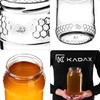 KADAX Set of 8 Preserving Jars, 900 ml, TO82 Bee,