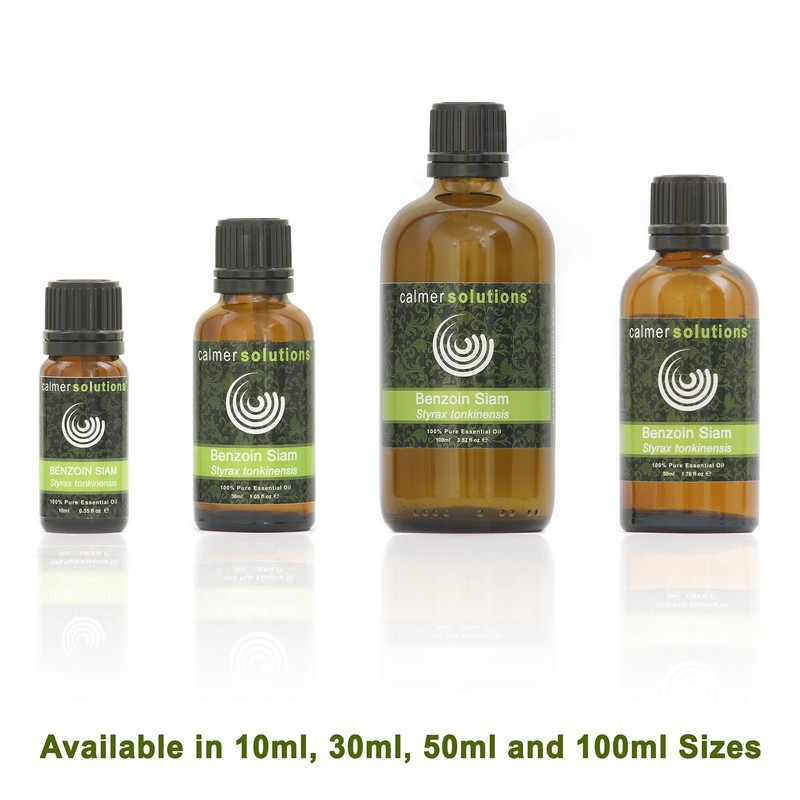 Calmer Solutions Benzoin 100% Pure Essential Aromatherapy Oil 50ml