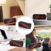 Timegyro Small Digital Clock Battery Operated, LED Travel Alarm Clock