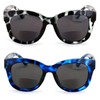 V.W.E. 2 Pairs Women Bifocal Round Oversized Reading Sunglasses -
