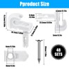 48 Pack Back Wall Clips for Drywall, Heavy Duty Shelf