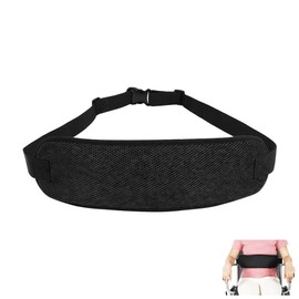 Hezhou Wheelchair Seat Belt Wheelchair Belt Seat Belt Adjustable Wheelchair Belt Strap with Adjustable Buckles for Wheelchair with Buckle for Elderly People (Black)