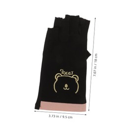 FOMIYES Nail Separate Fingers Comfortable Elastic and Breathable Manicure Gloves for Women