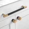 Coinkoly 10-Pack 7.5" (192mm) Champagne Bronze & Matte Black Cabinet
