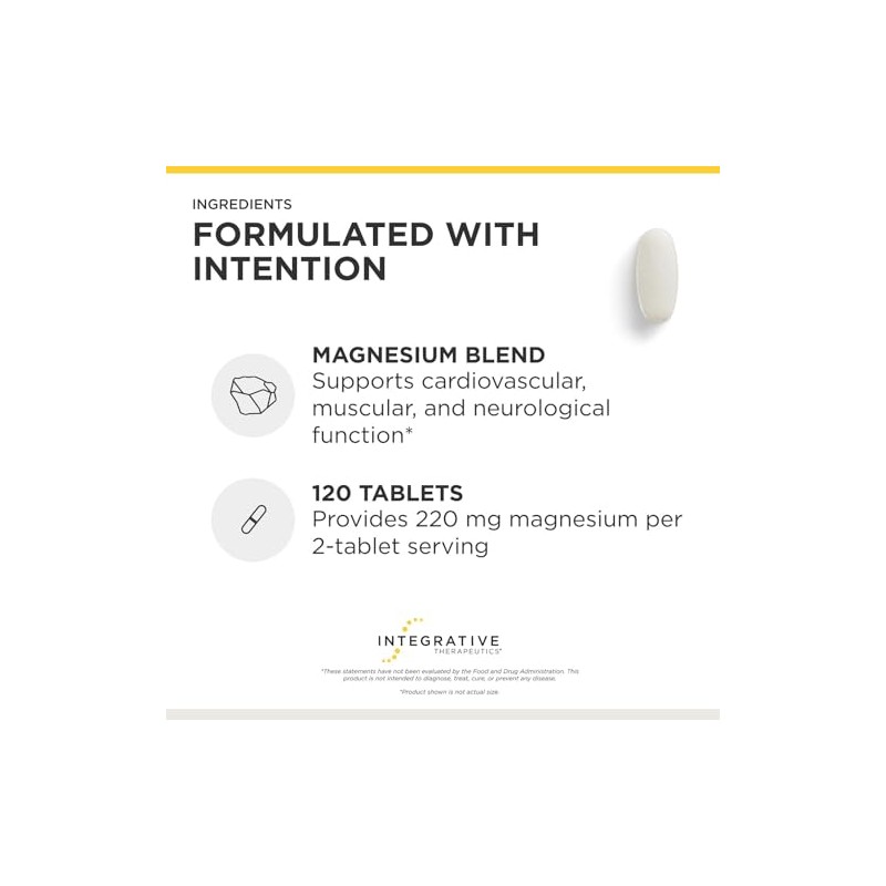 Integrative Therapeutics -Magnesium Glycinate Plus - Magnesium for Women and