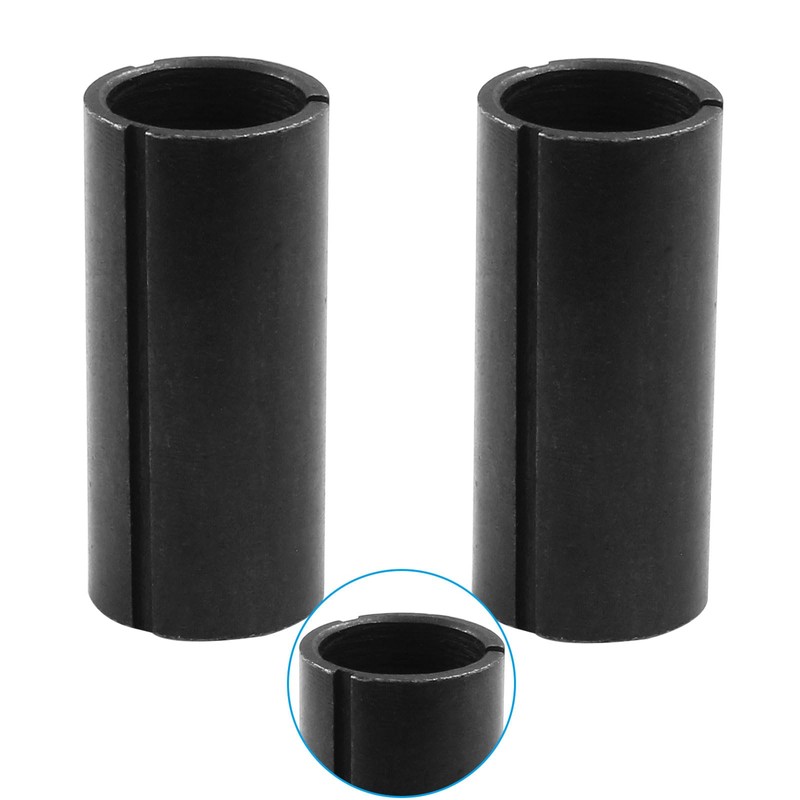 Unlorspy 2PCS Router Conversion Chuck Adapter 12.7mm (1/2") to 10mm