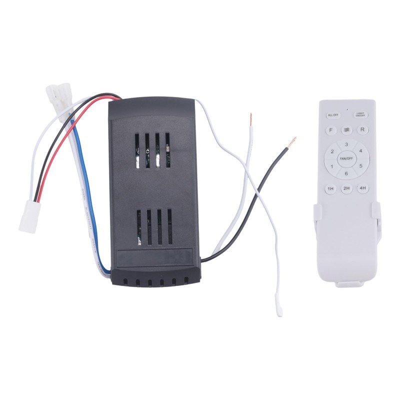 Universal Ceiling Fan Remote Control Kit Replacement, 6-Speed & Timing,