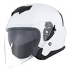 1Storm Motorcycle Open Face Helmet Scooter Classical Knight Bike Dual