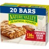 Nature Valley Soft-Baked Oatmeal Squares, Cinnamon Brown Sugar, 20 Ct,