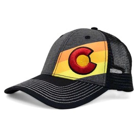 Colorado Trucker Hats for Men & Women - Incline Telluride Custom with Double Snapback, Versatile & Conscious Outdoor Cap