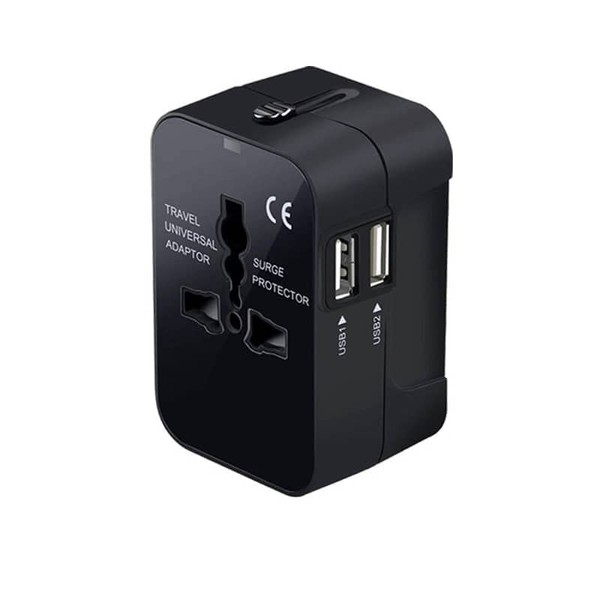 2 USB 5v 1a Universal Travel Adapter/USB 3.0 Adapter Mobile