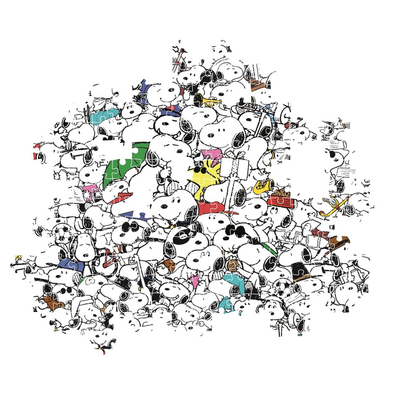 Clementoni Impossible Peanuts Puzzle 1000 Pieces with Poster