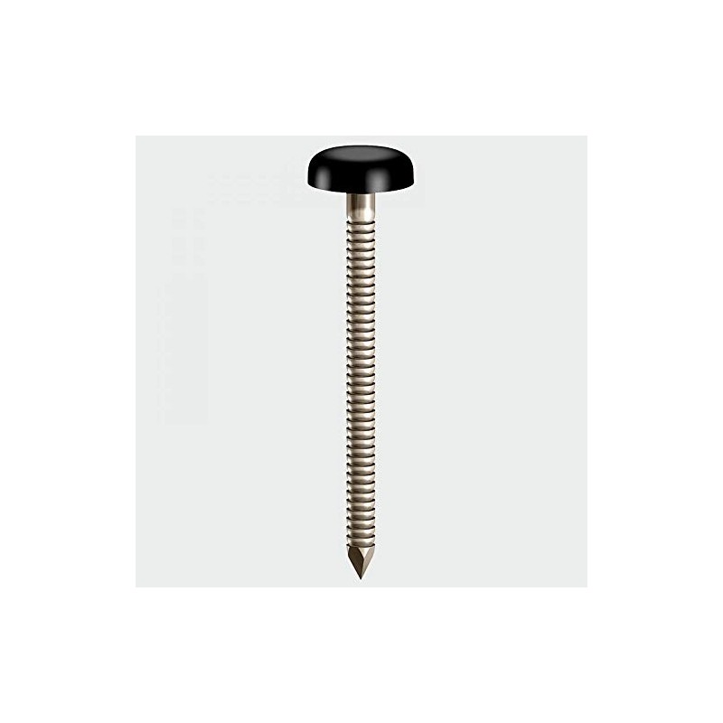TIMCO PN50BL Polymer Headed Nail 50mm - Black (Box of