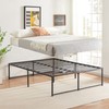 VECELO 18" Queen Size Tall Bed Frame Metal Platform/Mattress Foundation/No