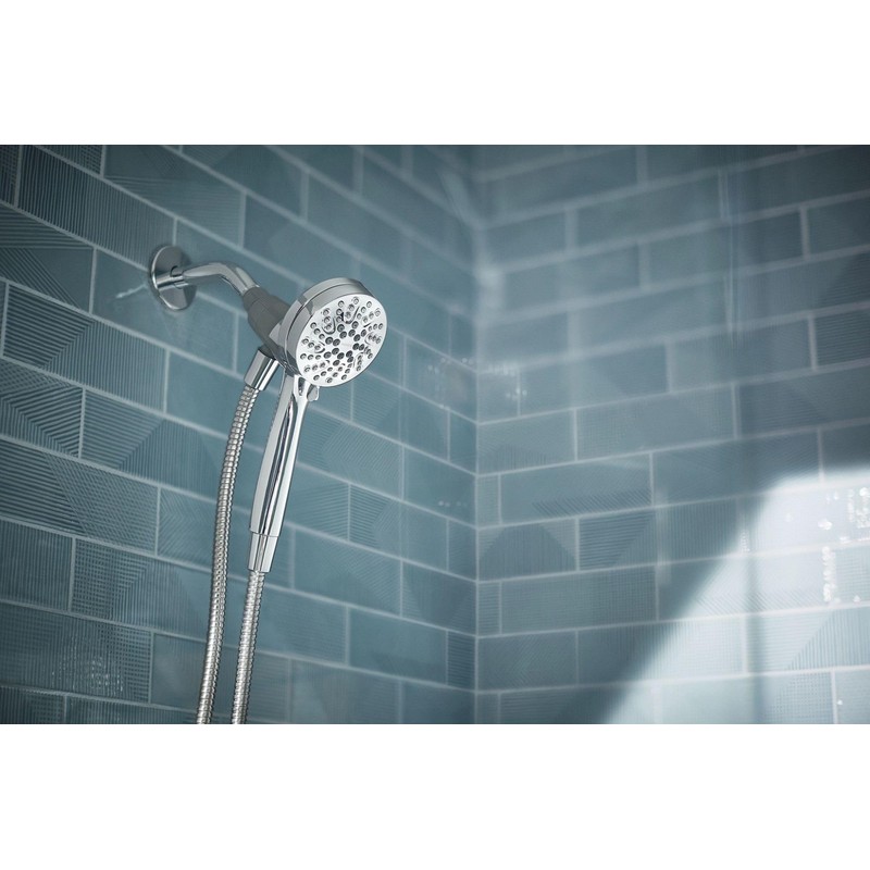 Moen 26100 Engage Magnetix 3.5-Inch Six-Function Handheld Showerhead with Magnetic