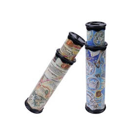 Laroal 2Pack Scalable Kaleidoscope,Classic Magic Telescoping Kaleidoscope Novelty Educational Kaleidoscope Plaything for Boys and Girls,Blue/Yellow