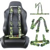 TANAKA BUGGY SERIES UNIVERSAL CAMOUFLAGE 3 POINT BUCKLE RACING SEAT