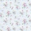 Manhattan Comfort NWPP23716 Deerfield Beach Floral Bouquet Wallpaper, Blue