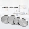 4 x Stainless Steel Hob Covers