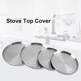 4 x Stainless Steel Hob Covers