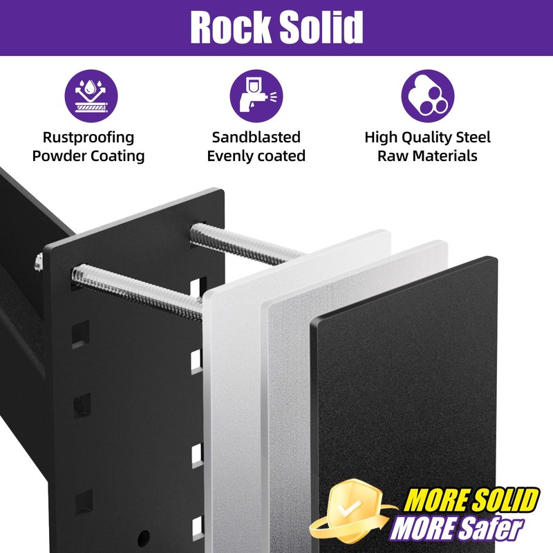 Qualward Spare Tire Mount Bracket for Trailer & Carrier -