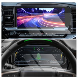 CDEFG 6 Pack Anti Reflection Screen Protector Compatible with 2022-2024 Silverado Sierra 1500/2024 Sierra 2500HD 3500HD Pickup Truck Accessories, Anti Glare Anti Scratch Touch Screen Guard