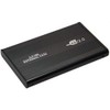 KesCom External USB Hard Drive Enclosure Metal 2.5 Inch (6.35 cm) USB 2.0 IDE in Black