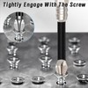 High-Magnetic Screwdriver Drill Bit Set, 6PCS Magnetic Drill Bits,Anti-Slip Screw