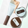 Choco Mint Trio Fishtail Brush and 2 Makeup Puffs