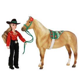 Breyer 2025 Holiday Play Set | Holiday Trail Ride | Model # B-HP-10368