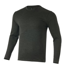 Merino Protect 100% Merino Wool Base Layer Mens Soft Long Sleeve Shirts Odor Resistance Thermal Underwear for Hunting Hiking