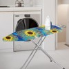 Wanzuoeng 15x54 Inch Ironing Board Cover, Sunflower Printed Ironing Board