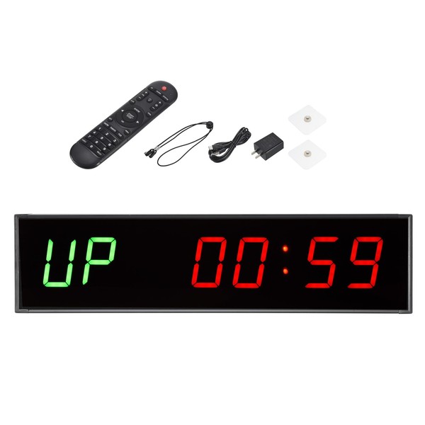 M METERXITY LED Gym Timer, Interval Timer Count Clock Wall