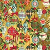 Jillson Roberts Bulk Wrapping Paper, Ornamental Beauty Gold, 1/4 Ream