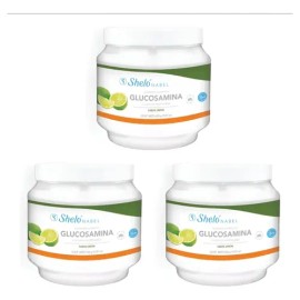 Pack 3 Glucosamina Sheló Nabel Limón 450g                                                                                                             